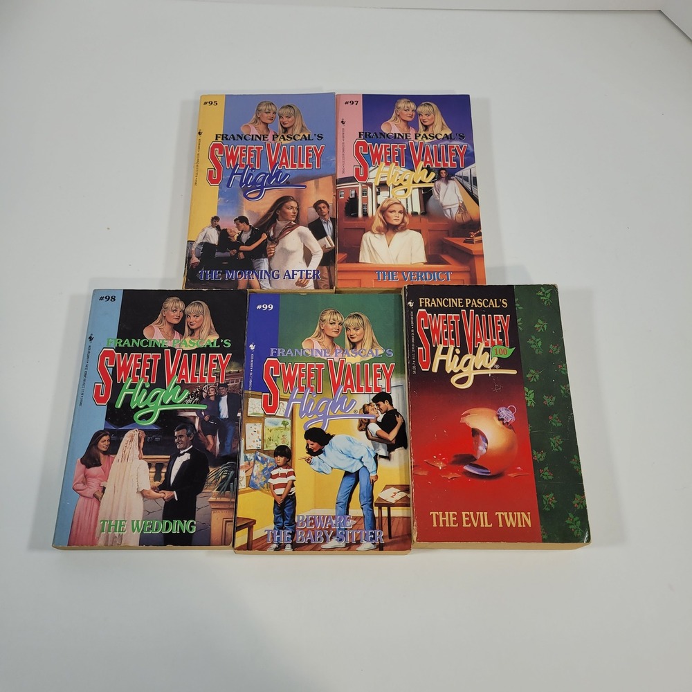 Sweet Valley High Books Lot of 5 Vintage Sweet Valley Terror Series Pascal